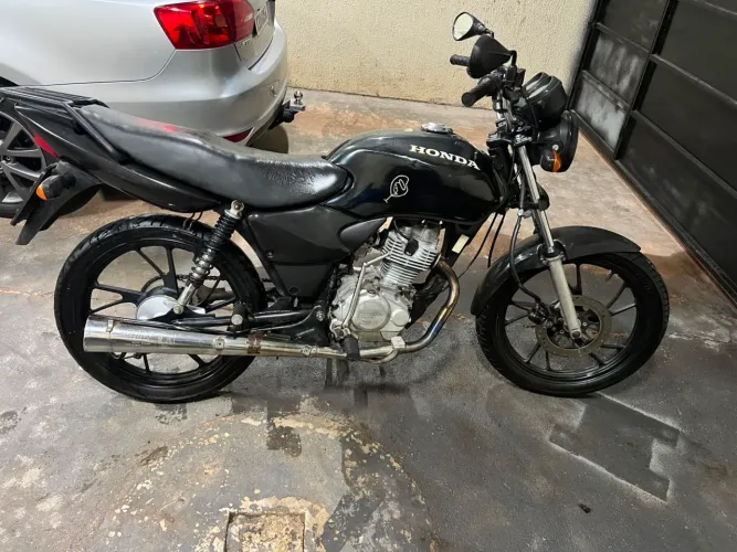 Fan 125 ks rodas palito e freio a disco 