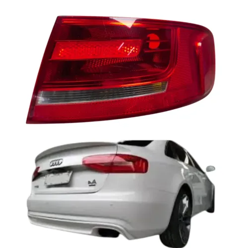 Lanterna Traseira Direita Audi A4 09/12 8k5945096d Direito/passageiro Vermelho