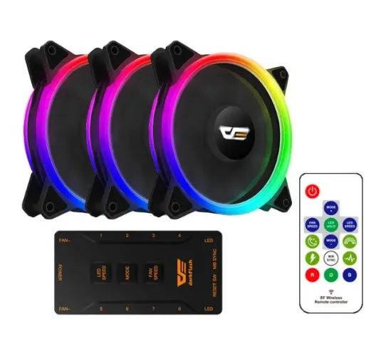 Kit Cooler Aigo Darkflash DR12 Pro 3in1 RGB 3x120mm