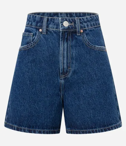 Short jeans cintura alta