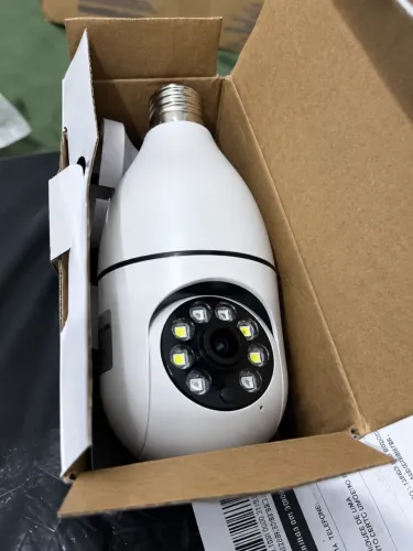 Kit 2 Câmeras de Segurança Wi-Fi 360° Full HD