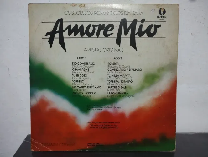 Os Sucessos Românticos da Itália Amore Mio