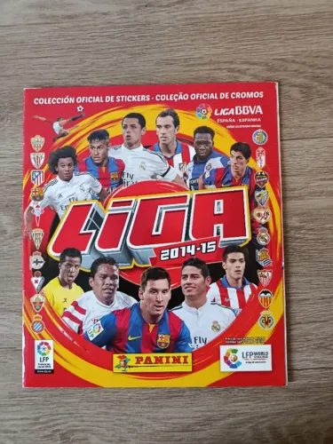 Álbum Figurinhas La Liga 2014 2015 Panini Completo Colado