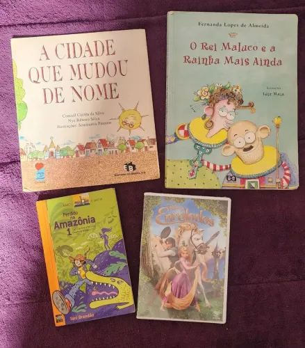 Livros Paradidáticos + DVD Infantil