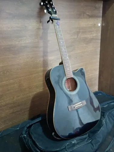 Violão Folk elétrico