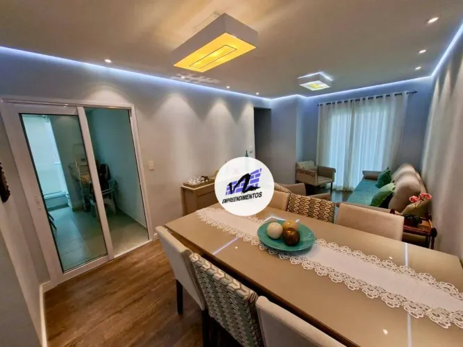 Apartamento com 3 dormitórios para alugar, 91 m² por R$ 5.963/mês - Rua Vitória Regia - Ca