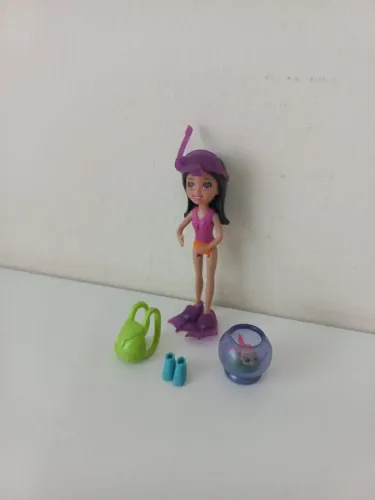Polly Mergulhadora e Polly Patinete em ótimo estado!