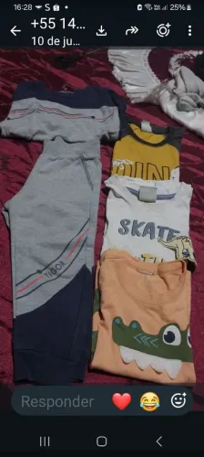 Vendendo roupas para bebe