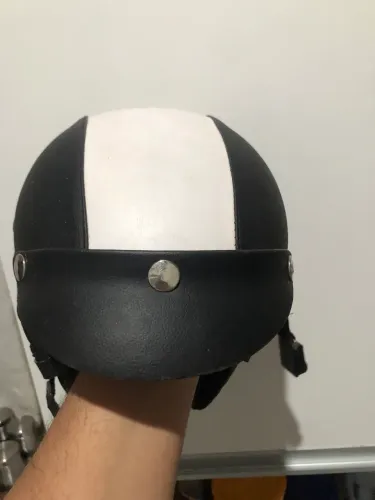 Capacete estilo retrô coquinho 