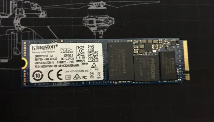 SSD Kingston 512GB M.2 NVMe PCIe 3.0 - 92% de Saúde