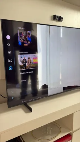 TV Samsung 55 com defeito de tela