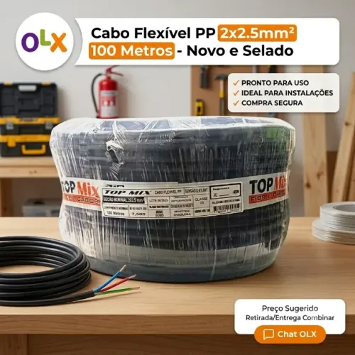 Cabo Fio PP 2x2,5MM top mix 