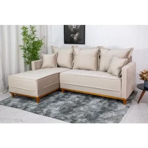 Sofá C/Chaise 2,30m Molas Ensacadas rf44
