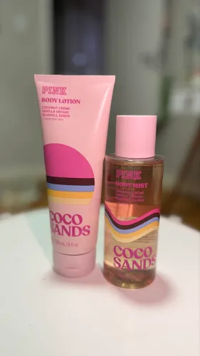 Kit Vitoria Secret?s hidratante e body splash coco sands