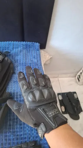 Luva Proteção X11 Blackout 2 Masculina Preta Loja Tamanho GG