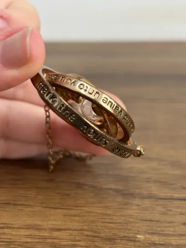 Colar Vira Tempo Harry Potter Cordão Corrente