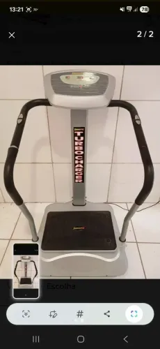 Plataforma vibratória turbo chaget 