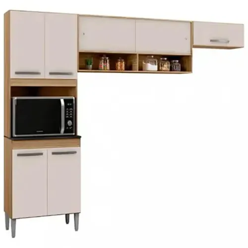 Armário de Cozinha Maite 7 Portas Poquema/ pronta entrega