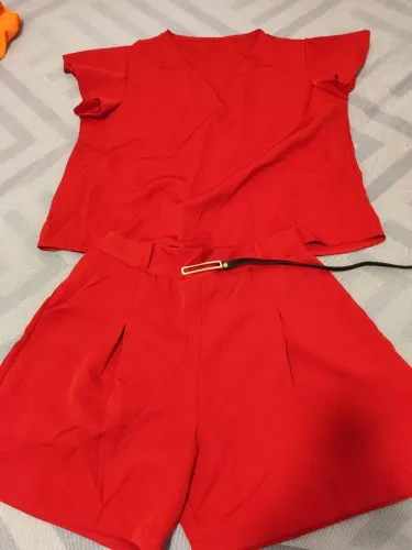 Conjunto vermelho Plus size
