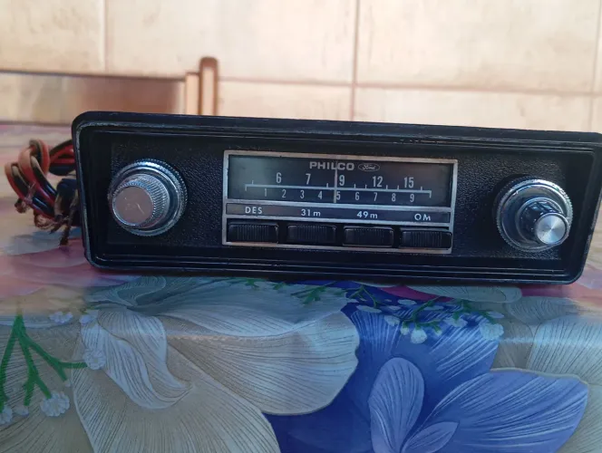 Rádio Original do carro Corcel funcionando!