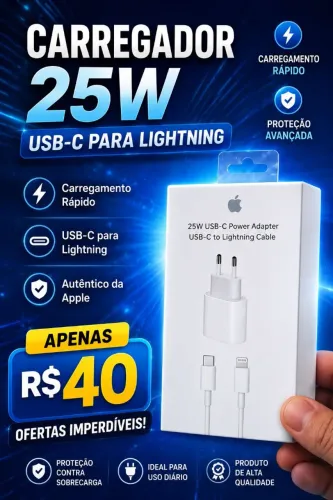 Carregador completo para iPhone 