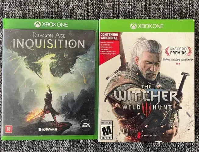 Jogos Xbox One (The Witcher 3 + Dragon Age Inquisition)