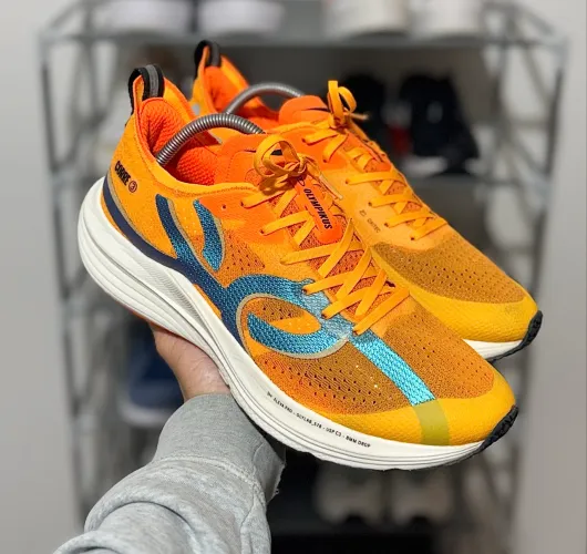 Corrida Tênis Olympikus corre 3 Orange Navy Original