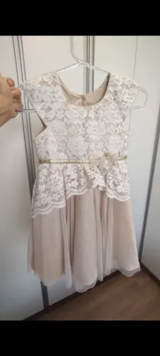 Vestido de festa infantil Dourado Jona Michelle