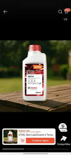 Kit STIHL: óleo e graxa.