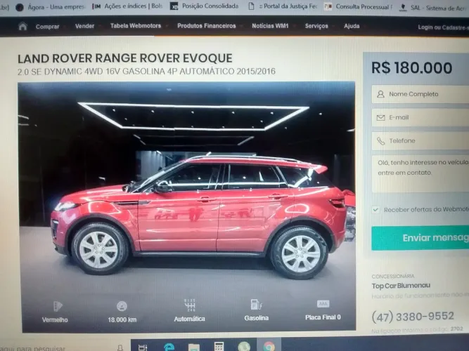 Land Rover Range Rover Evoque SI4 SE Dynamic 2.0 Aut. 2016