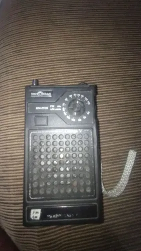Rádio portátil Motobras vintage 