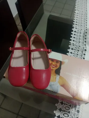 Sapatilha bonequinha vermelha