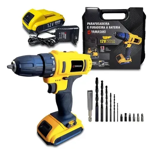 Parafusadeira furadeira 12v bivolt novo 