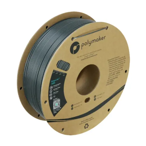 Filamento ABS Polylite Cinza Escuro (Dark Grey) 1,75mm 1kg Polymaker