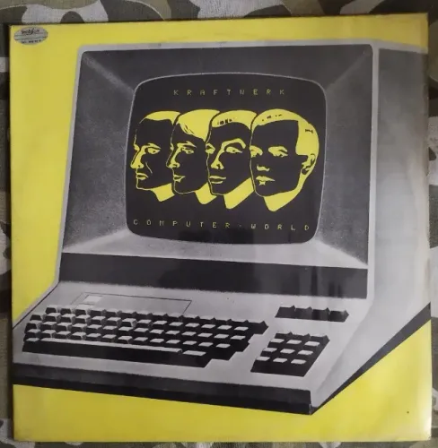LP Vinil Kraftwerk - Computer World com Encarte (1985) VG+/EX