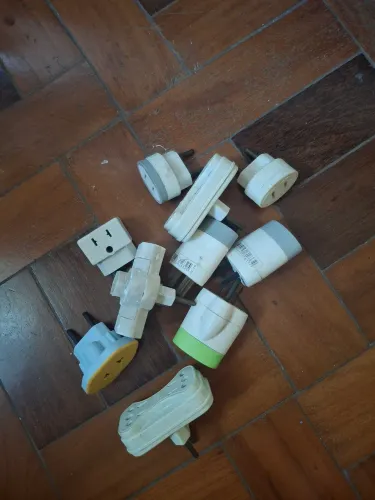 lote adaptadores de tomada