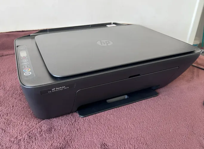 Impressora hp desk jet com cartuchos ainda na embalagem 