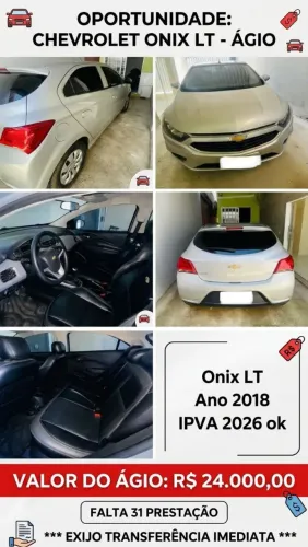 Chevrolet Onix Hatch LT 1.0 8V Flex Mec. 4P 2019