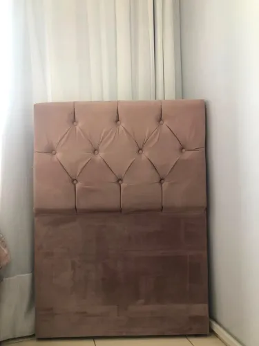 Cabeceiras de veludo para cama