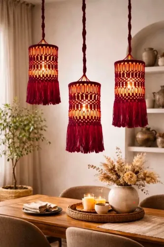 Luminária artesanal (cada)