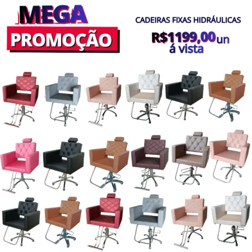 CADEIRA PARA SALÃO HIDRÁULICA CAPTONÊ