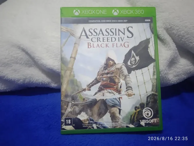 Jogo Assassin's Creed IV Black Flag 2 Discos Xbox 360 / Xbox One<br>