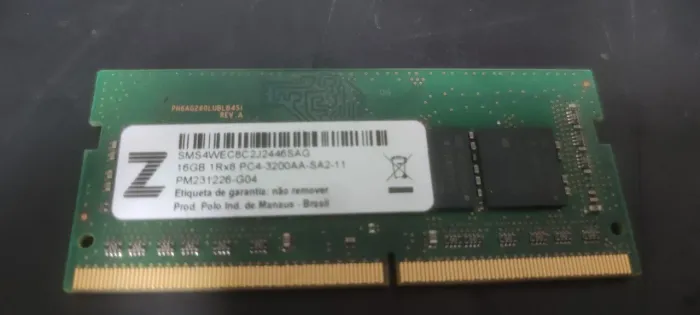 Memória ddr4 16gbs 3200hz