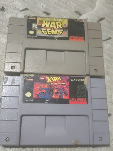 War gema + x men original para super Nintendo
