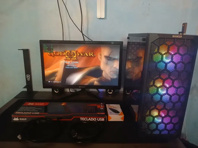 KIT PC Gamer Intel i5 3ª Geração | RX 550 4GB + Monitor 21,5" + Teclado + Mouse