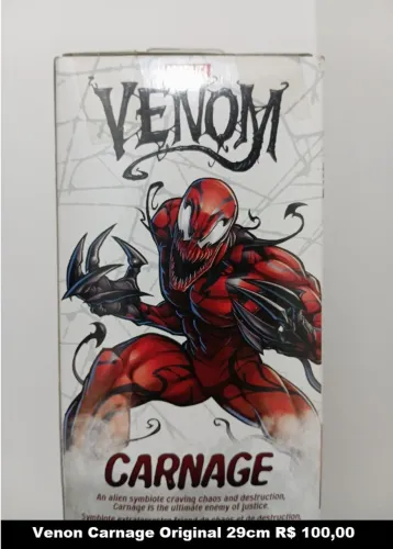 Boneco Venon Carnage Original Herói 29c
