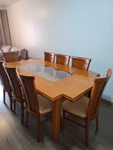 JOGO JANTAR 8 CADEIRAS + BALCÃO/BUFFET
