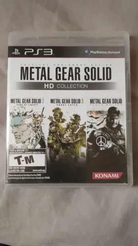 Metal gear hd collectionn ps3