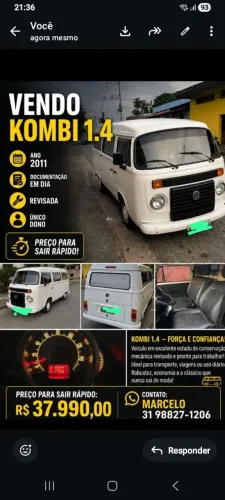 Volkswagen Kombi Standard 1.4 MI Total Flex 8V 2011