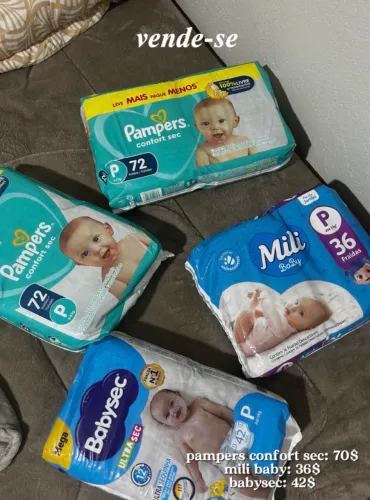 kit de fraldas tam p